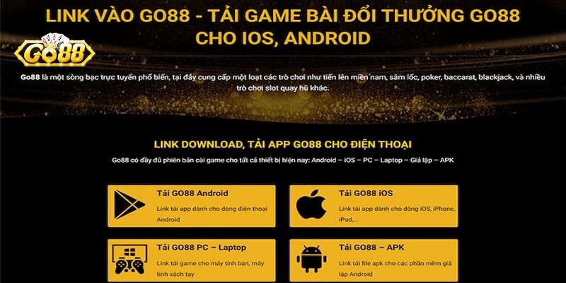 Tải GO88 siêu đơn giản